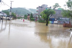अविरल वर्षापछि गैँडाकोट डुवानमा हेर्नुुहोस (तस्विर र भिडियो सहित)