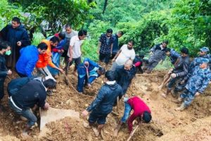 स्याङ्जामा  पहिरो अपडेट :  १०  जनाको मृत्यु