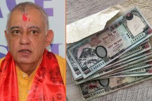 नवलपुरबाट निर्वाचित कांग्रेसका महामन्त्री शशांकले ‘दसैं खर्च’ भन्दै पत्रकारलाई पैसा बाँडे
