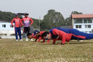 नौ महिनापछि नेपाली क्रिकेट टिमको प्रशिक्षण
