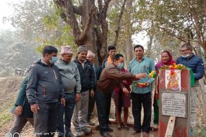 खनाल परिवारद्धारा निर्मित शित्तल पार्टी एवम् खानेपानी धाराको उद्घाटन