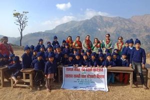 स्पन्दन नेपालद्वारा विधार्थीहरूलाई न्यानो  कपडा वितरण