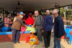 आमाको सम्झनामा आश्रमलाई सहयोग