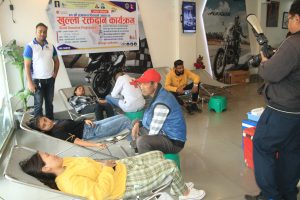 नारायणगढमा ५६ जनाद्वारा रक्तदान