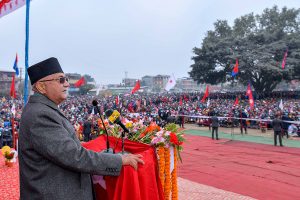 भोली काठमाडौंमा नेकपा बृहत सभालाई प्रम, उपप्रम र गृहमन्त्रीले सम्बोधन गर्ने