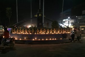 विश्व क्यान्सर दिवसको अवसरमा भरतपुरमा  दीप प्रज्वलन