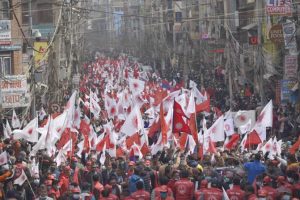 प्रधानमन्त्री ओलीको समर्थनमा काठमाडौंमा उर्लियो जनसागर (फोटोफिचर)