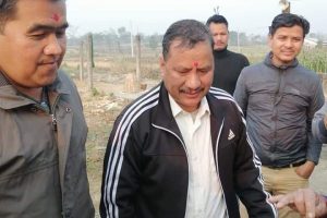 सहिद परिवारलाई भेटेर नवलपुरबाट काठमाडाै‌ं हिडे विप्लव