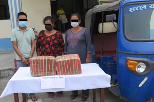 २३ किलो गाँजासहित हेटौंडाबाट तीनजना पक्राउ