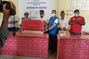 चौधरी फाउण्डेसनले  थप १२ बिद्यालयमा डिजिटल क्लासरुम सहयोग गर्ने