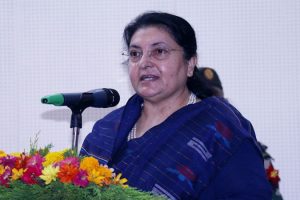 कोरोना संक्रमितको हेरचाहमा खटिएका नर्सको राष्ट्रपतिद्वारा उच्च प्रशंसा