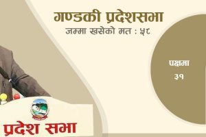 गण्डकीका मुख्यमन्त्री पोखरेलले पाए विश्वासको मत
