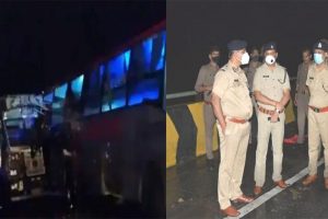 भारतमा रेल र बस ठोक्किंदा १८ जनाको मृत्यु