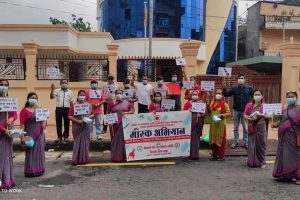 नारायणगढमा मास्क अभियान सम्पन्न
