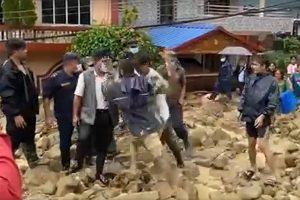 बुटवलका मेयरमाथि पहिरो पीडितद्धारा मुक्का प्रहार