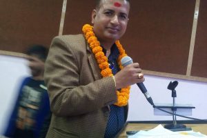 एमाले गैँडाकोटको उपाध्यक्षमा श्रीराम सुवेदीद्धारा उमेदवारी घोषणा