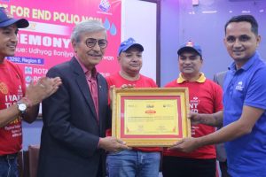 पोलियो दिवसमा एक्सपर्ट एजुकेशन सम्मानित