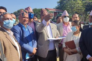 एमाले शीर्ष नेताहरु चितवनमा, महाधिवेशन स्थलको अवलोकन
