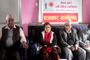 एमालेको चितवन महाधिवेशनः मञ्चमा अत्याधुनिक प्रविधि प्रयोग गरिदै, मञ्च निर्माणको ४० प्रतिशत काम सकियो