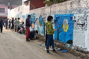 एमाले महाधिवेशन : सुखी नेपाली समृद्ध नेपालको थिममा चित्रकला प्रतियोगिता