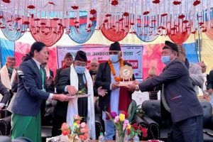 भूपू सैनिक जनकल्याणकारी संस्थाको नवनिर्मित भवनको समुद्घाटन