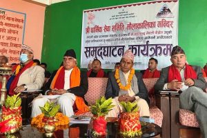 मौलाकालिका पम्पिङ खानेपानीको उद्घाटन ,१२ सय घरधुरी लाभान्वित हुने 
