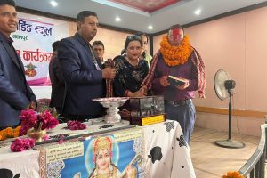 प्याव्सनका केन्द्रीय सदस्य पौडेललाई गैँडाकाेटमा स्वागत तथा सम्मान