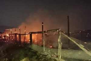 माडीमा आगलागी हुँदा २००० कुखुरा जले ; ६० लाखकाे क्षति