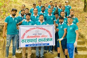 नयाँ वर्षको अवसरमा सेटा द्वारा मौलाकालीका मन्दिर सरसफाई अभियान सम्पन्न