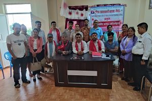 राष्ट्रिय स्वास्थ्यकर्मी महासंघ गैँडाकोट नगरकमिटीको अध्यक्षमा विमल पौडेल चयन