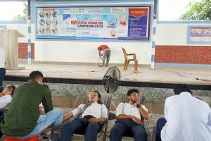 अक्सफोर्ड कलेजको आयोजनामा भएको कार्यक्रममा १३३ जनाद्धारा रक्तदान