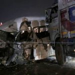 कोटेश्वरमा ठूलो दुर्घटना, सार्वजनिक माइक्रो बस र ट्रक ठोक्कियो