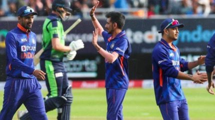आयरल्यान्डसँगको पहिलो टी–२० क्रिकेटमा भारत ७ विकेटले विजयी