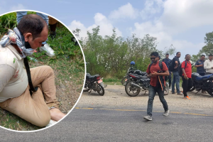 लिफ्ट मागेर चढेका ३ जनाले गाडी नै लुटे