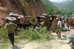 रामेछाप बस दुर्घटना : मृतकको संख्या १२ पुग्यो 