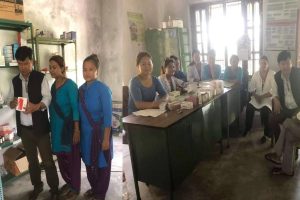 अध्यक्ष गुरुङकाे नेतृत्वमा इच्छाकामनाका स्वास्थ्य संस्थाहरुमा अनुगमन