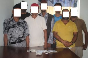 को को हुन् कावासोतीबाट पक्राउ परेका सात जुवाडे ?