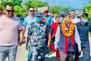 नारायणी नदीमा केही दिनभित्रै नयाँ पुल शिलान्यास हुन्छः प्रचण्ड