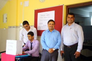 प्रविधिकाे प्रयाेग गर्दै निर्वाचन मार्फत लिटल फ्लावर स्कुलमा क्याप्टेन छनौट  ( तस्विर सहित )
