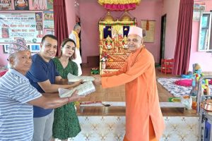 श्रीकृष्ण प्रणामी मन्दिर संत्सङ्ग समितिमा इमेज ईन्स्टिच्यूटकाे सहयोग