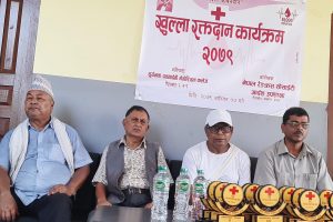 गैँडाकाेटमा ५२ जनाद्धारा रक्तदान