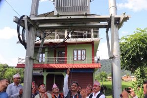 नवलपुरकाे बुलिङटारमा राष्ट्रिय विद्युत प्रसारण लाइनको उद्धघाटन