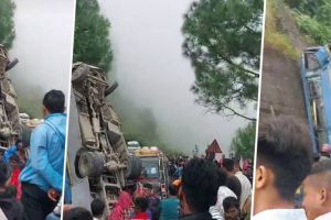मकवानपुरको भीमफेदीमा बस दुर्घटना हुँदा ६ जनाको मृत्यु