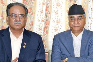 सिट बाँडफाँटबारे प्रधानमन्त्री देउवा-प्रचण्ड छलफल