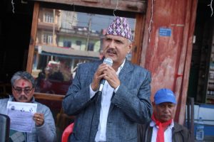 चुनाव जितेर एमालेकाे सरकार आए लालपुर्जा बाड्छौ : एमाले उम्मेदवार पाैडेल