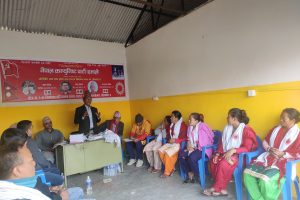 काँग्रेस र माओवादी परित्याग गर्दै गैँडाकोटमा २७ जना एमालेमा प्रवेश