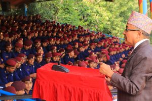 प्रहरीलाई थपलियाको निर्देशन– मतपेटिकमा कसैले छड्के आँखा लगाए ठाउँको ठाउँ कारबाही गर्नु