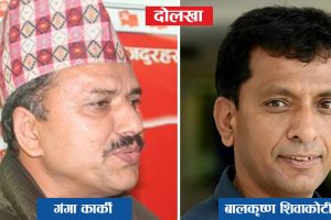 दोलखा अपडेट : एमालेका शिवाकोटीले लिए अग्रता