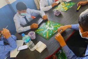 गैँडाकोट इंग्लिस स्कुलमा हुने स्क्र्याबलको आठौ संस्करणको राष्ट्रिय प्रतियोगिताको तयारी पुरा
