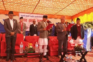 बागमतीका नवनियुक्त मुख्यमन्त्री र मन्त्रीहरुले लिए शपथ